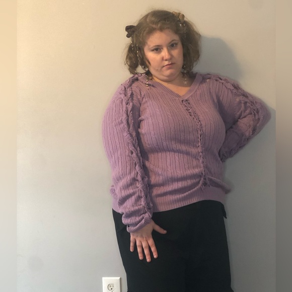 Purple Fairycore Custom Long Sleeve - Picture 7 of 8